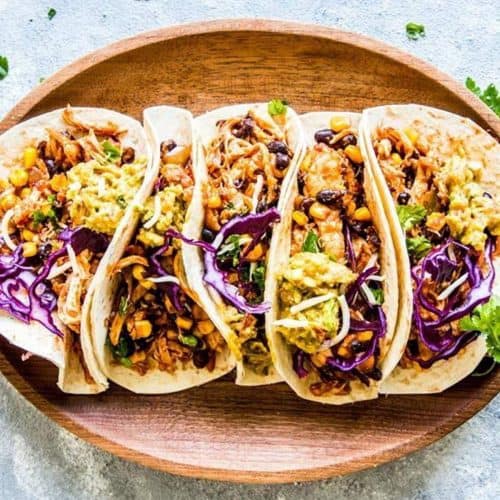 crockpot chicken tacos image sq