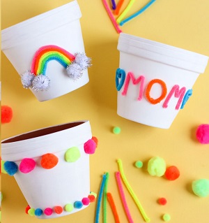 diy mother2527s day flower pot gift idea 7