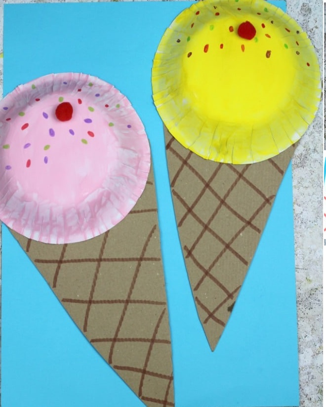 easy ice cream craft for kids summer activities