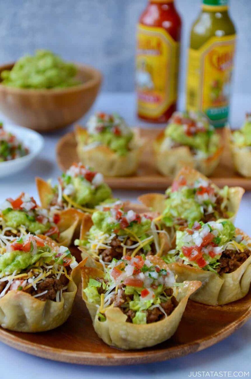 easy taco salad cups