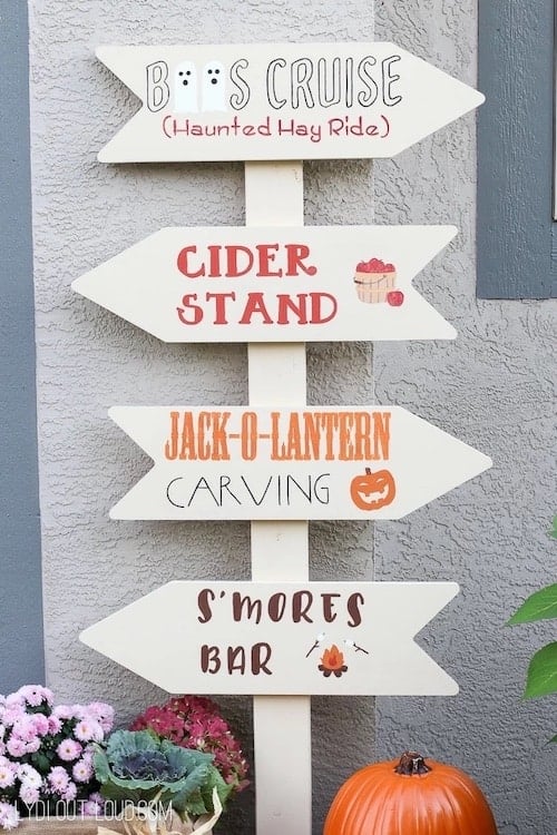 DIY Fall Festival Sign