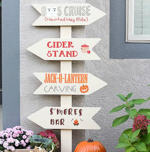 DIY Fall Festival Sign