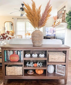 farmhouse fall living room decor