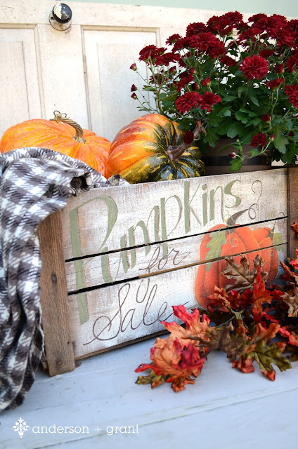 hand+painted+pumpkin+crate+from+the+side