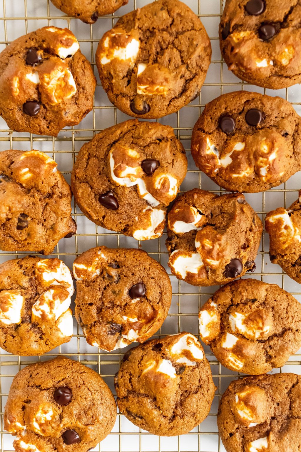 healthy pumpkin smores cookies 1