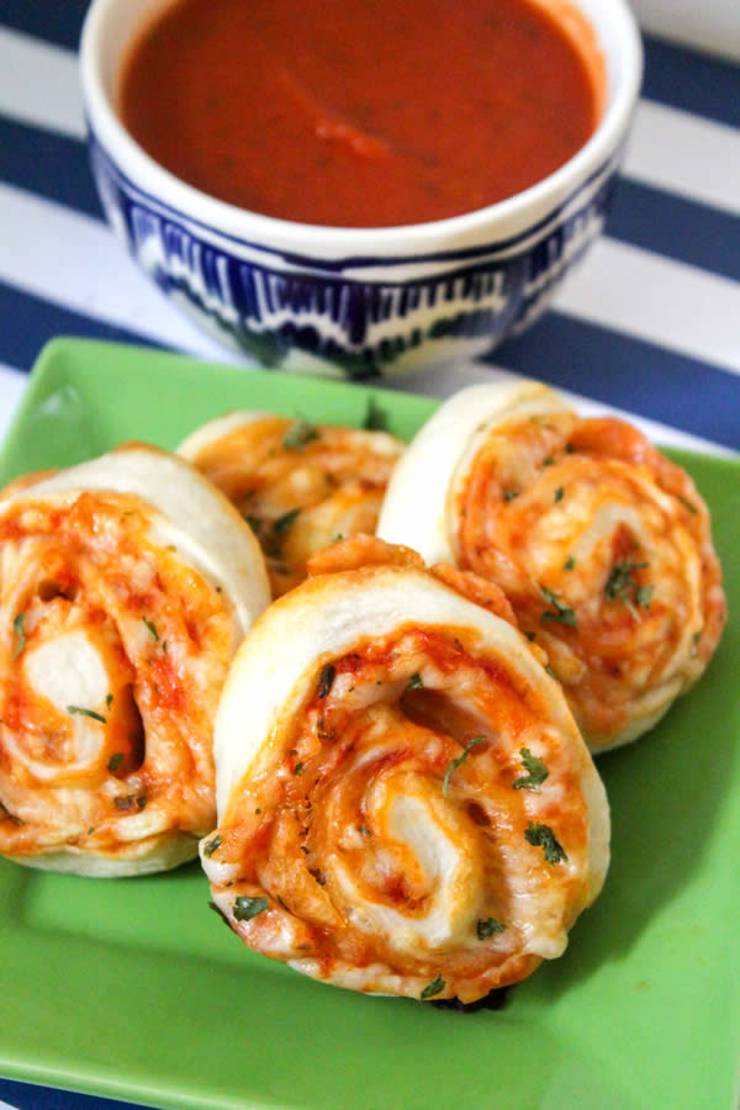 kids party foods pizza pinwheels 3