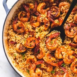 one pan spanish shrimp rice 1