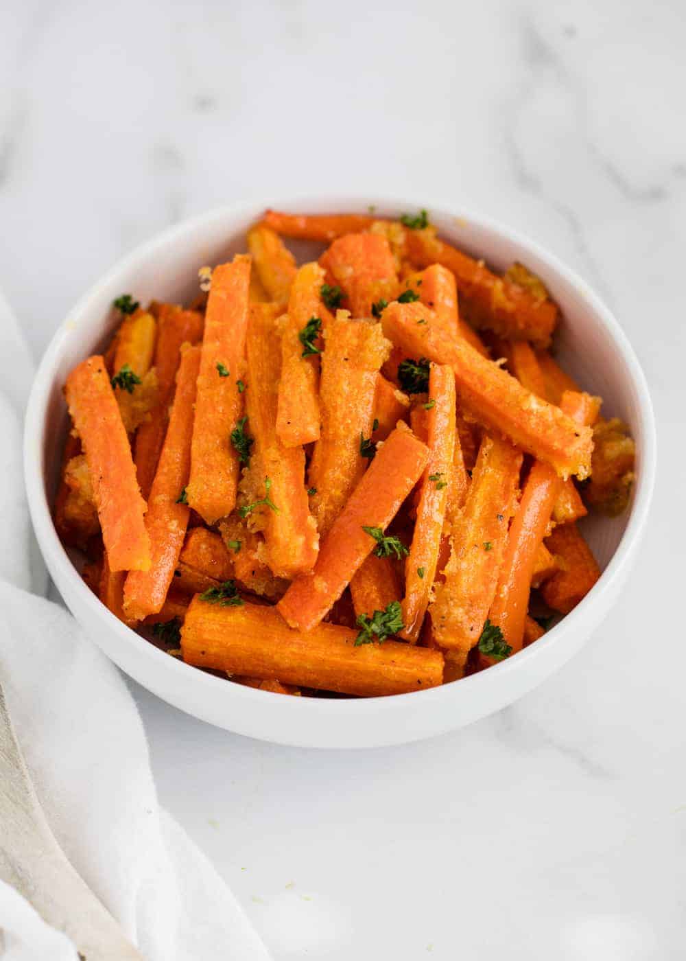 parmesan roasted carrots 3