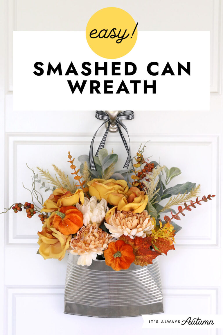 pin 1 smashed can wreath