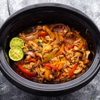 slow cooker chicken fajitas 7