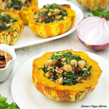 stuffed squash square